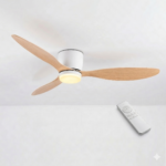 Plafonnier Ventilateur LED Moderne Silencieux avec Télécommande
