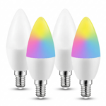 Ampoule LED Connectée E14 WiFi RGB 230V 180°