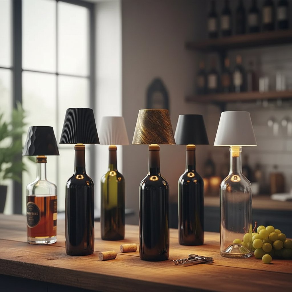 Abat-jour LED Bouteille Décoration