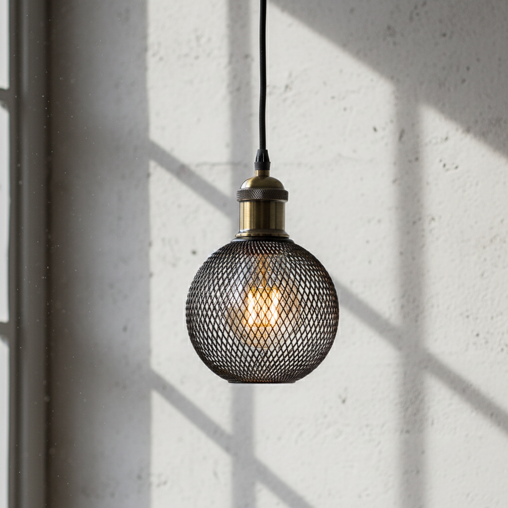 Ampoule LED E27 Grille Métallique