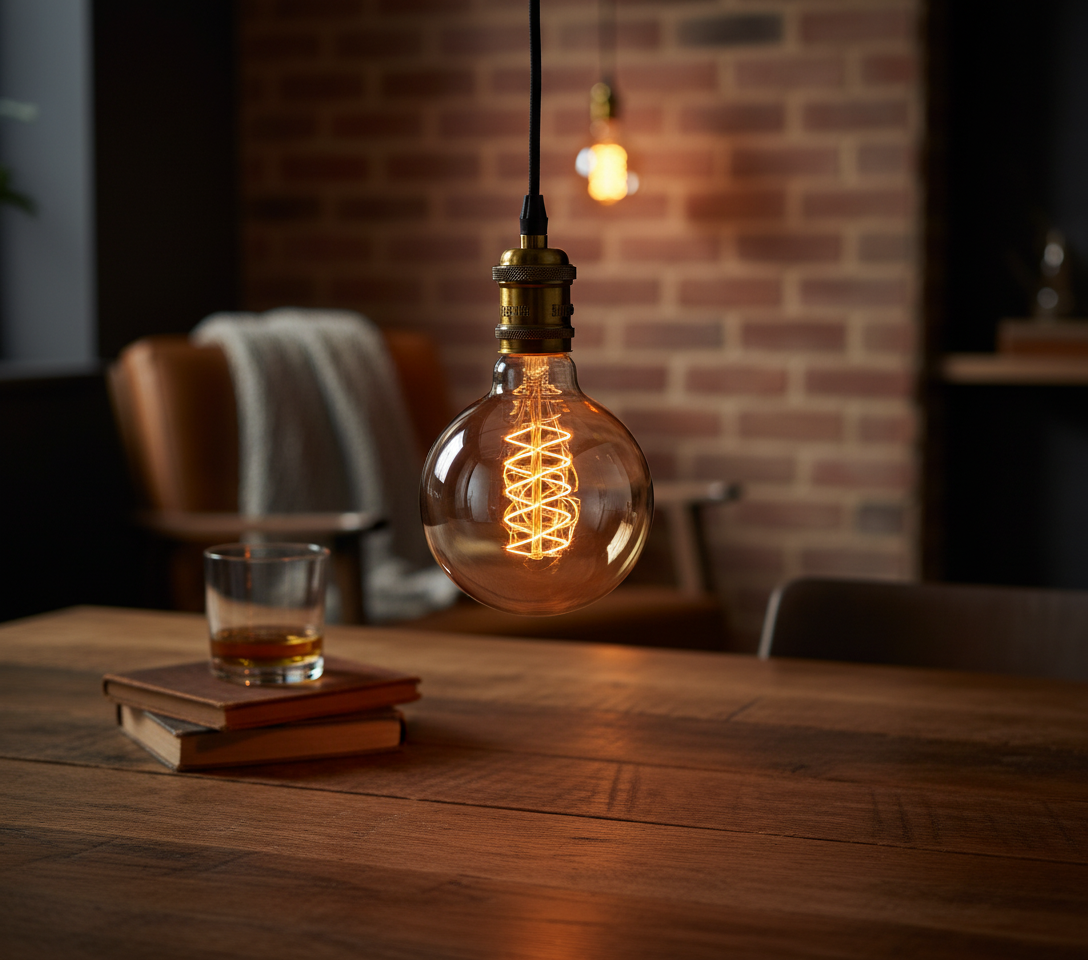 Ampoule LED Filament Vintage Edison 40W 230V Ambre Chaud