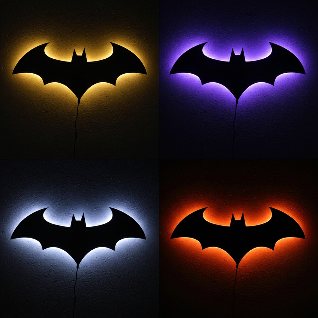 Applique Murale LED Batman RGB