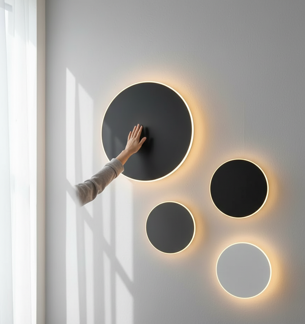 Applique Murale LED Circulaire Tactile