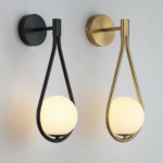 Applique Murale Nordique Boule de Verre LED