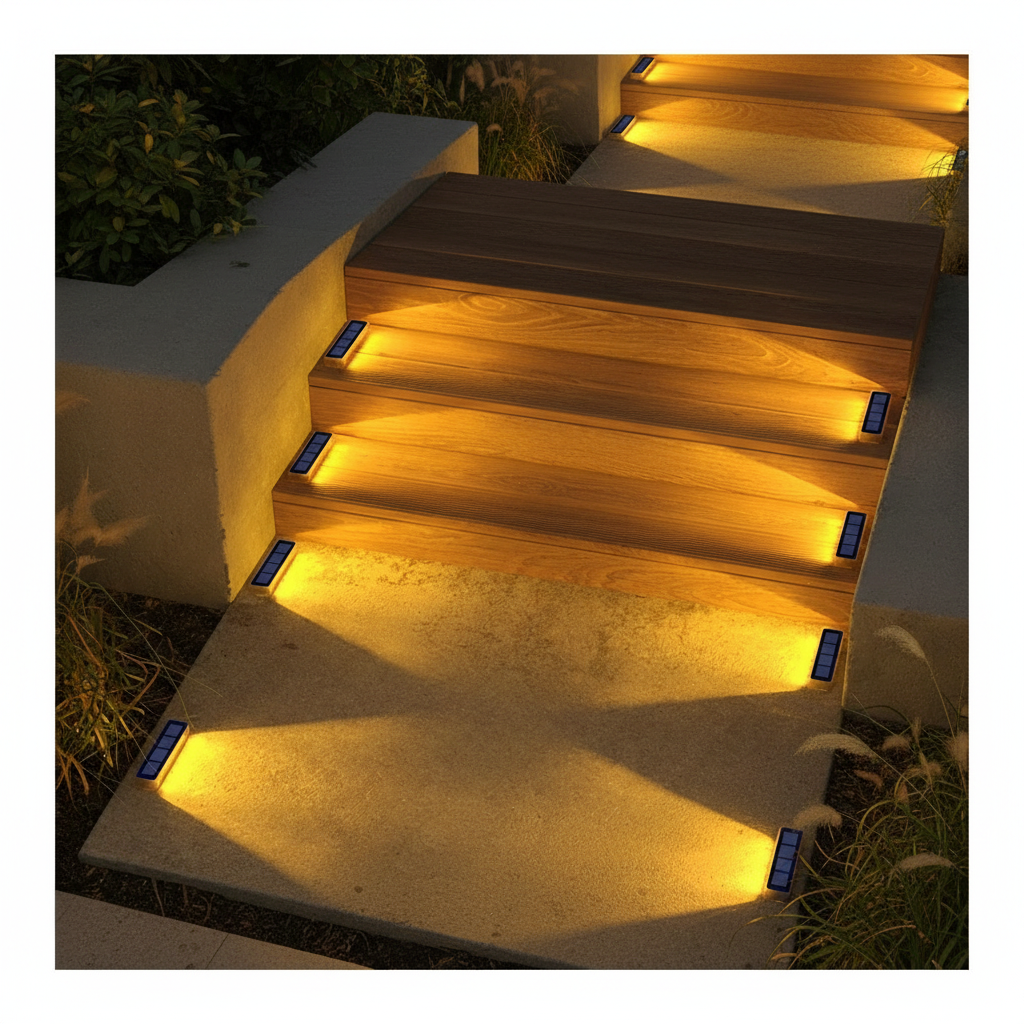 Balise LED Solaire Escaliers
