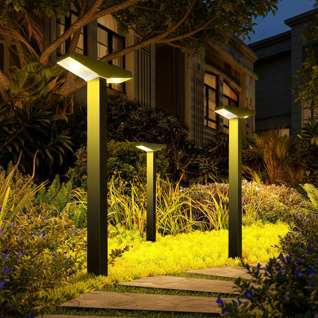 Borne Solaire LED en T