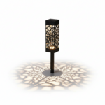 Borne Solaire LED Motif Dentelle