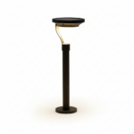 Borne Solaire LED Noire Design