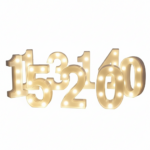 Chiffres Lumineux LED Anniversaire