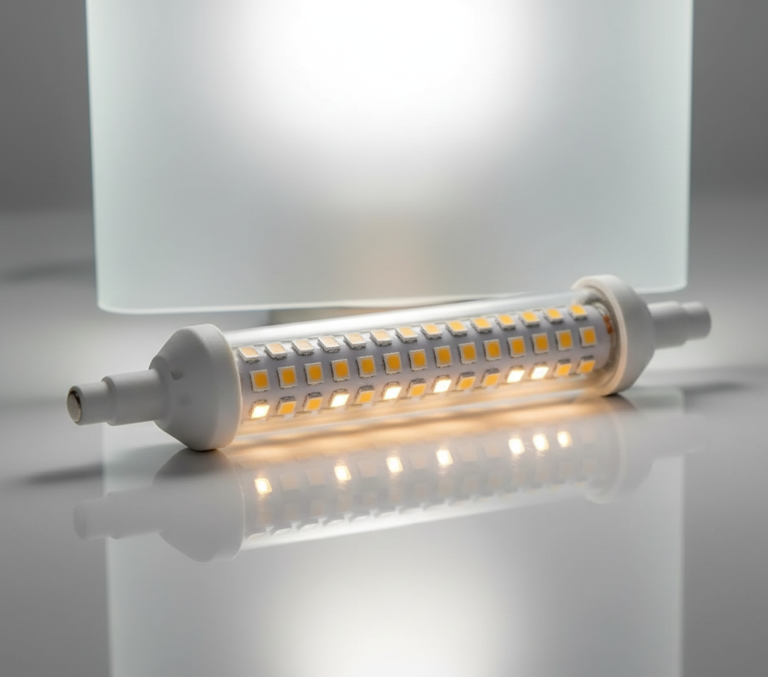 Crayon LED R7S 230V Blanc 360°