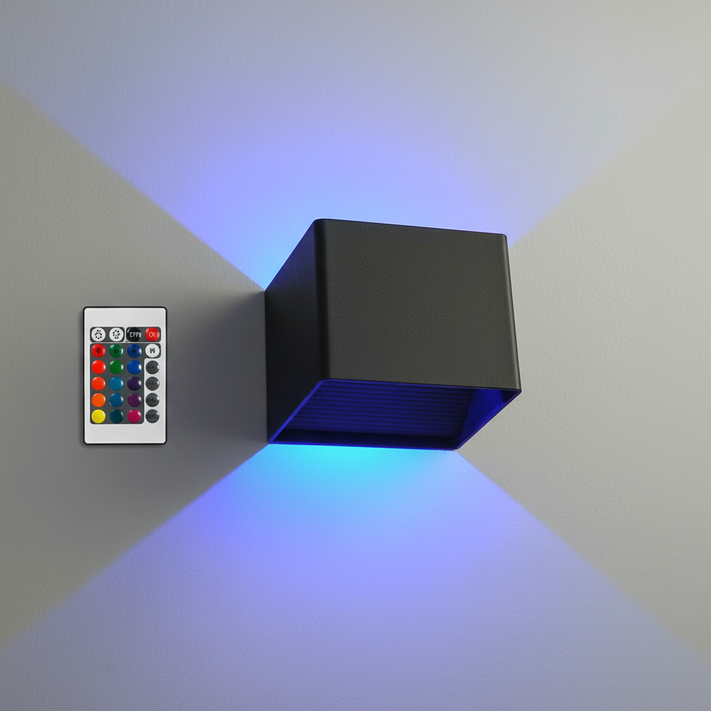 Cube Lumineux LED Mural RGB