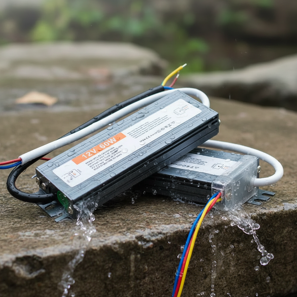Driver étanche DC 12V 24V IP67 - 10W 20W 30W 50W 60W 80W 100W 200W 300W