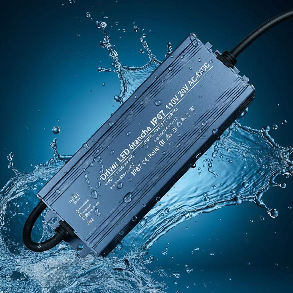 Driver LED étanche IP67 12V 24V AC 110V 220V AC-DC