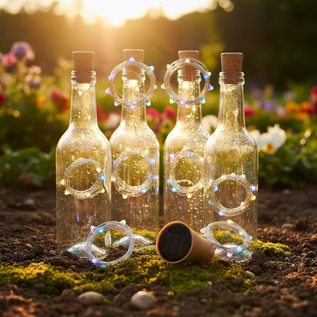 Guirlande LED Solaire Bouteille
