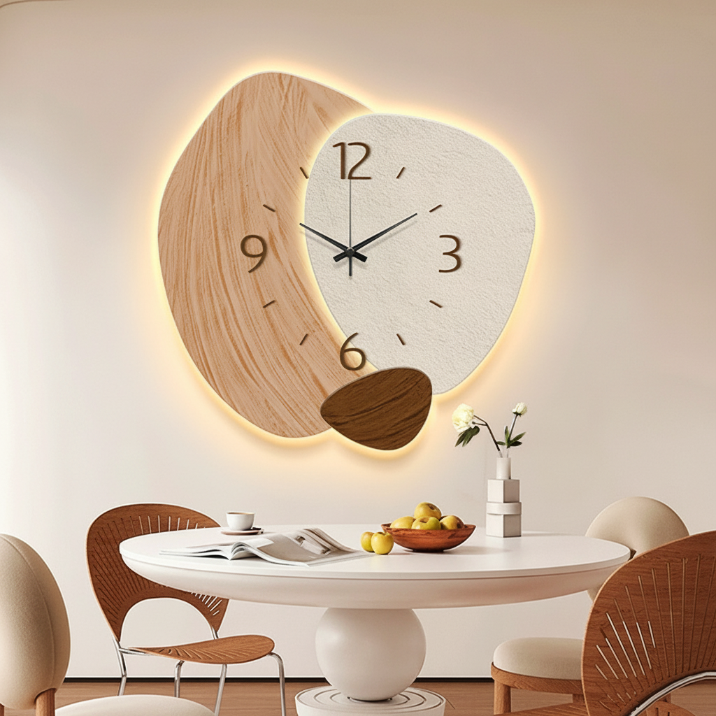 Horloge LED Moderne Salon