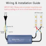 Driver LED étanche IP67 12V 24V AC 110V 220V AC-DC – Image 3