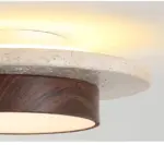 Plafonnier Pierre et Bois LED Wabi-Sabi – Image 9
