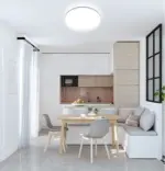 Plafonnier LED Moderne Disque Épuré Blanc – Image 7
