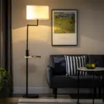 Lampadaire LED avec Tablette – Image 2