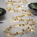 Guirlande LED Laurier Doré – Image 7