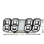 Horloge Murale Digitale 3D LED – Image 6