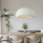 Lustre Wabi-Sabi Effet Pierre Blanche – Image 2