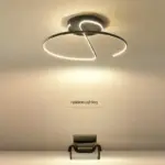 Plafonnier LED Scandinave Lignes Fluides – Image 2