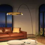 Lampadaire LED Arc Design Anneau – Image 3