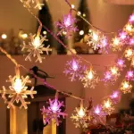 Guirlande LED Flocons de Neige – Image 4