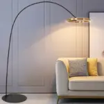 Lampadaire LED Arc Design Anneau – Image 4