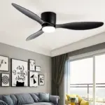 Plafonnier Ventilateur LED Moderne Silencieux avec Télécommande – Image 2