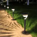 Borne Solaire LED Noire Design – Image 7