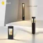 Borne LED Extérieure Noire Allée – Image 4