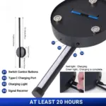 Applique LED Magnétique Rechargeable Sans Fil – Image 4