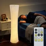 Lampadaire LED Colonne en Papier Scandinave – Image 5