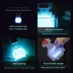Veilleuse LED Fiole de Potion Minecraft – Image 2