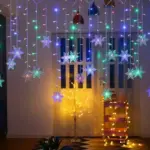 Rideau LED Flocons de Neige – Image 2