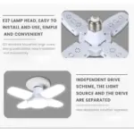 Plafonnier LED Ventilateur Haute Luminosité – Image 2