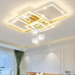 Plafonnier LED Luxe Rectangulaire – Image 2