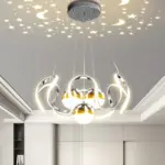 Lustre LED Design Ruban Ondulé – Image 3