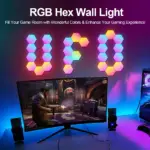 Panneaux LED Modulaires Hexagone RGB – Image 2