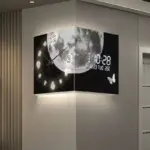 Horloge d'Angle LED Lune – Image 5