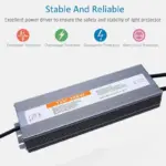 Driver étanche DC 12V 24V, transformateur d'éclairage LED extérieur IP67 ~ IP68, 10W 20W 30W 50W 60W 80W 100W 200W 300W – Image 5