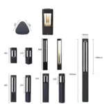 Borne LED Extérieure Noire Allée – Image 6