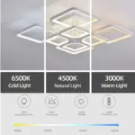 Plafonnier LED Carré RGB – Image 3