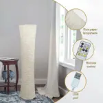 Lampadaire LED Colonne en Papier Scandinave – Image 6