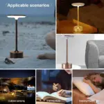 Lampe de Table Design Métallique Slim – Image 5