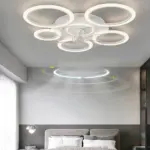 Plafonnier Ventilateur LED Anneaux – Image 3