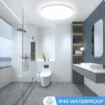 Plafonnier LED Moderne Disque Épuré Blanc – Image 2