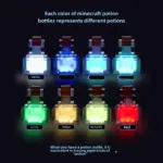 Veilleuse LED Fiole de Potion Minecraft – Image 4